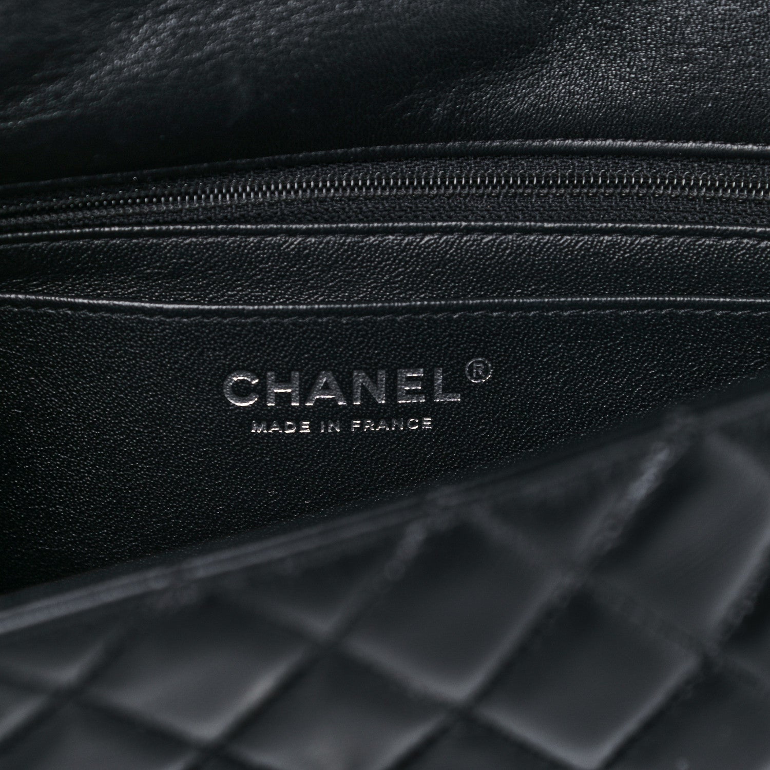 Chanel Lambskin Quilted Mini Rectangular Flap Black 6 of 13