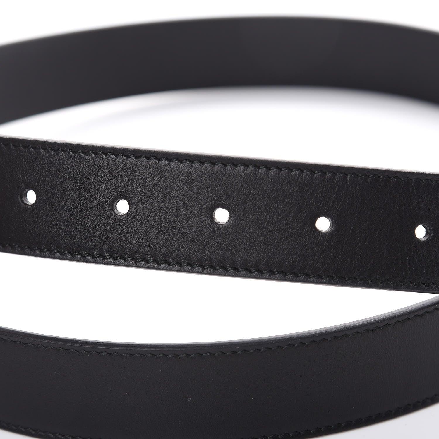 Gucci Moon Calfskin Double G 30mm Belt 105 42 Black 5 of 6