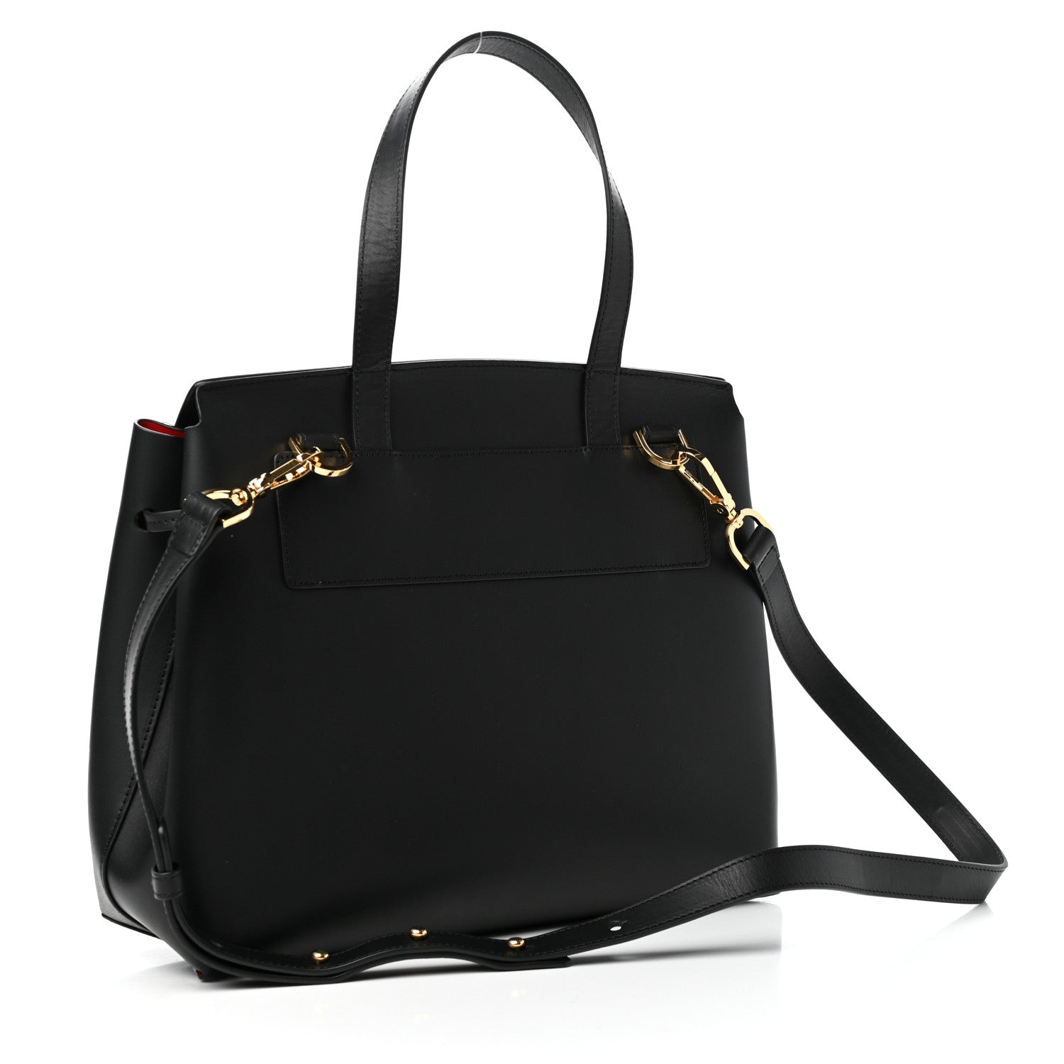 Mansur Gavriel Calfskin Lady Bag Black Flamma 3 of 9