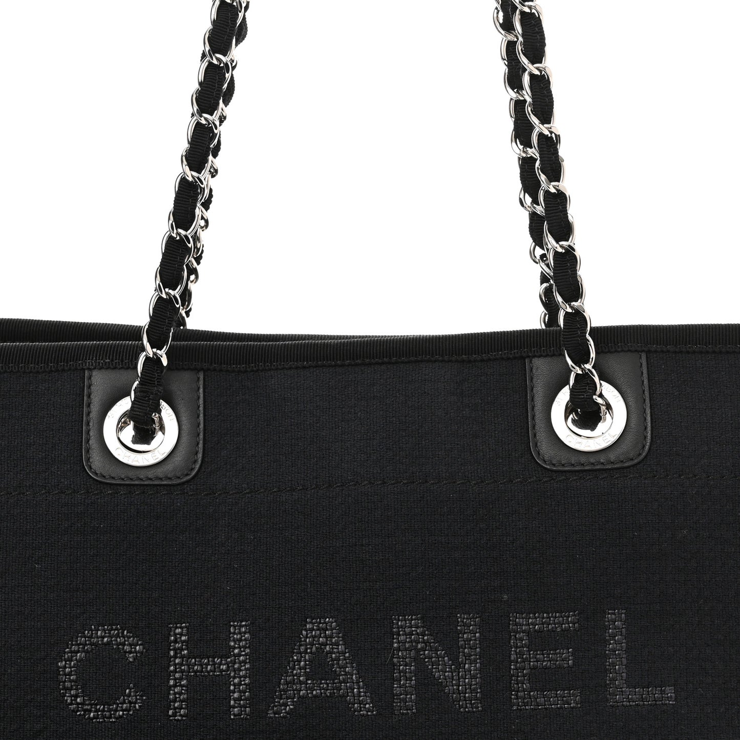Mixed Fibers Small Deauville Tote Navy
