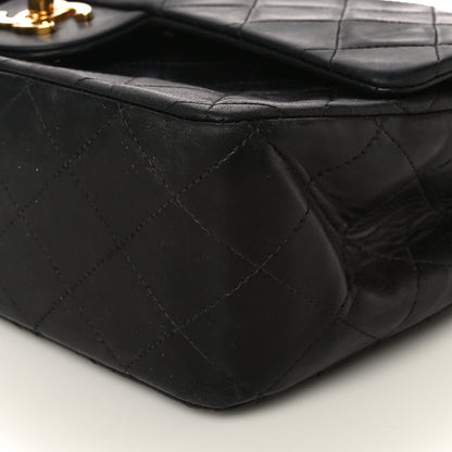 Chanel Lambskin Quilted Medium Double Flap Black 11 of 29