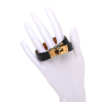 Hermes Box Kelly Double Tour Bracelet T1 Black 2 of 4