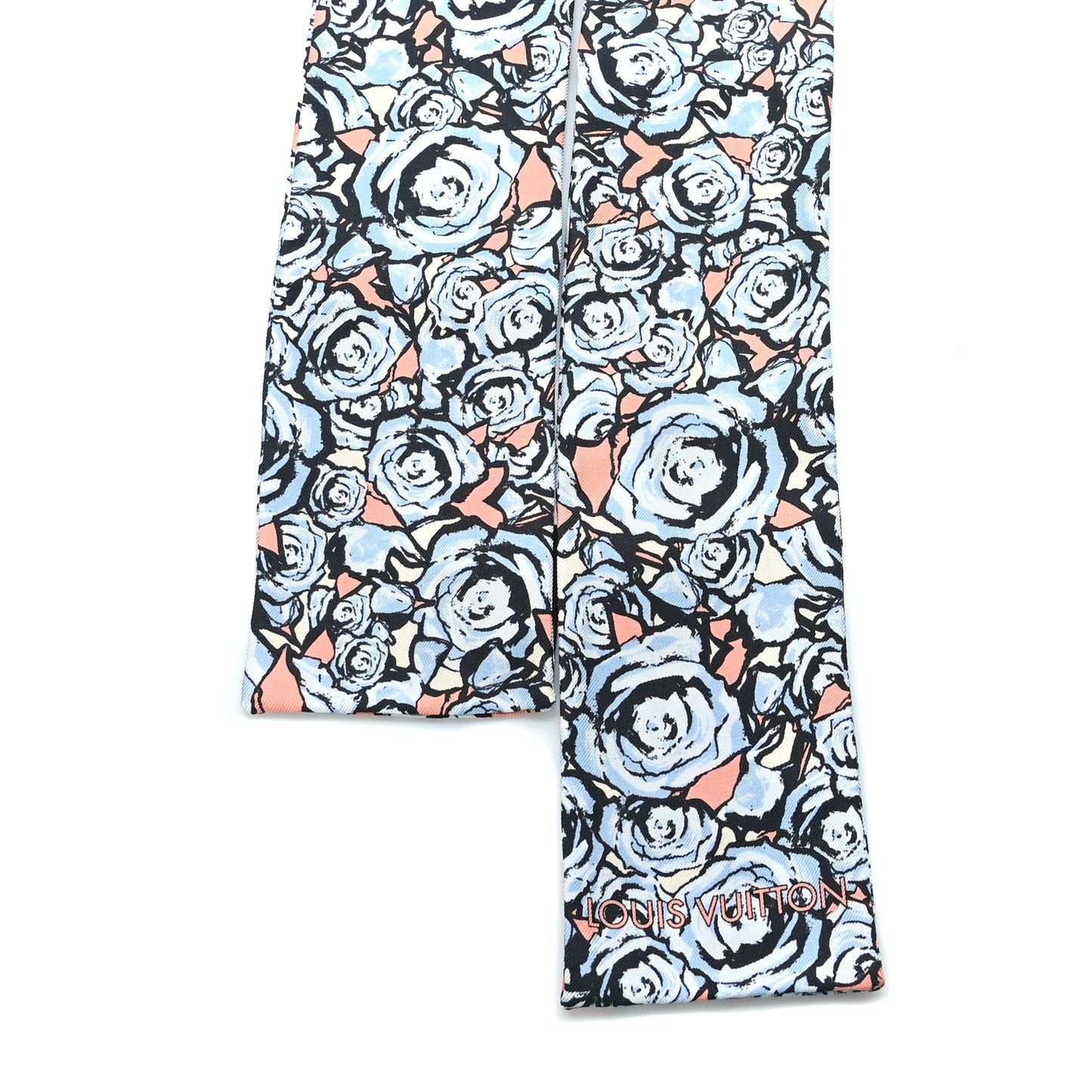 Rock n Roses Silk Bandeau Bleu Ciel