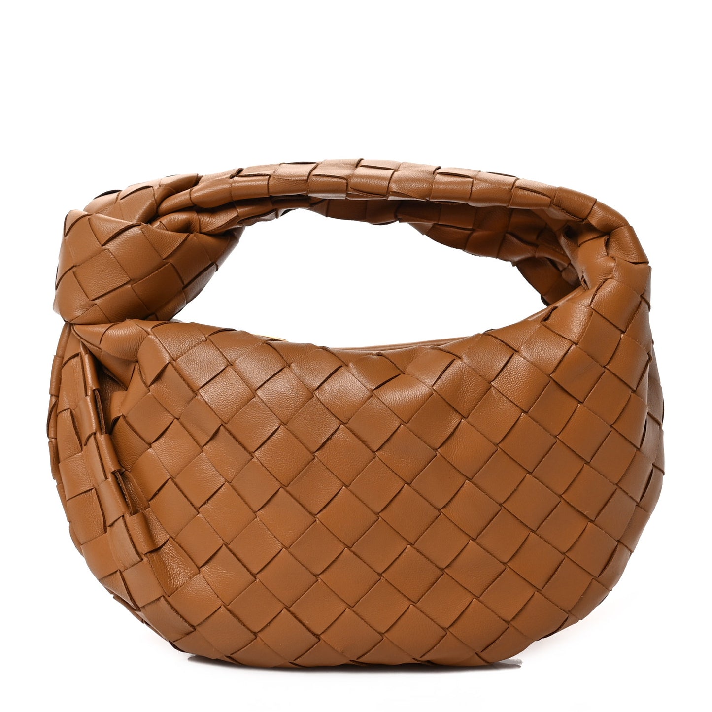 Nappa Intrecciato Mini Jodie Caramel