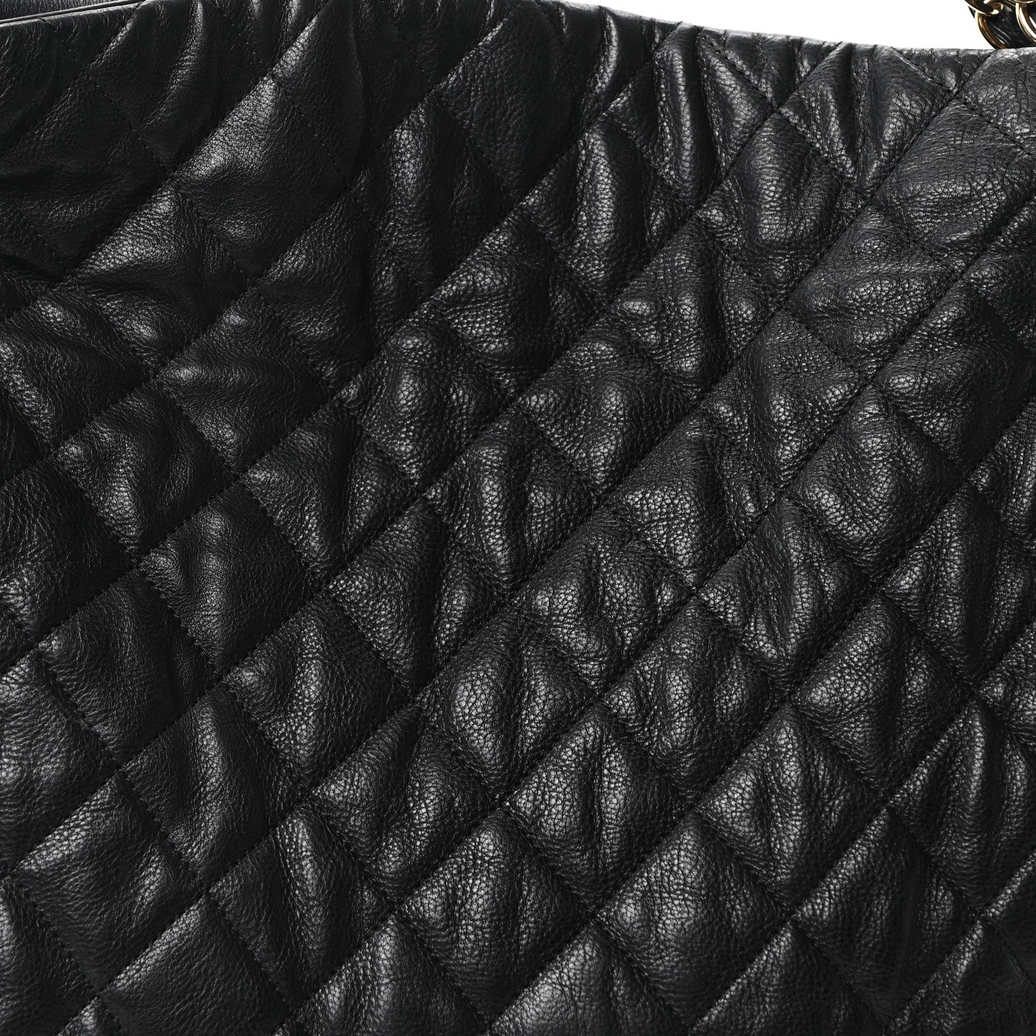 Chanel Calfskin Quilted Medium Chain Me Hobo Black 8 of 10