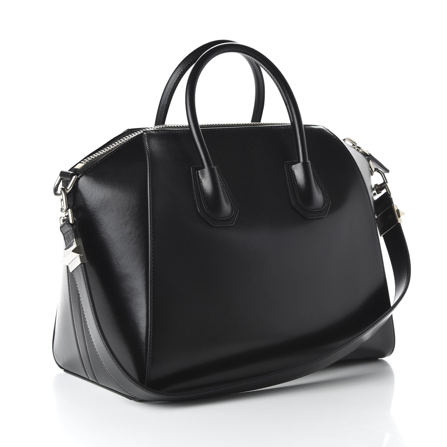 Givenchy Shiny Lord Calfskin Medium Antigona Black 4 of 11