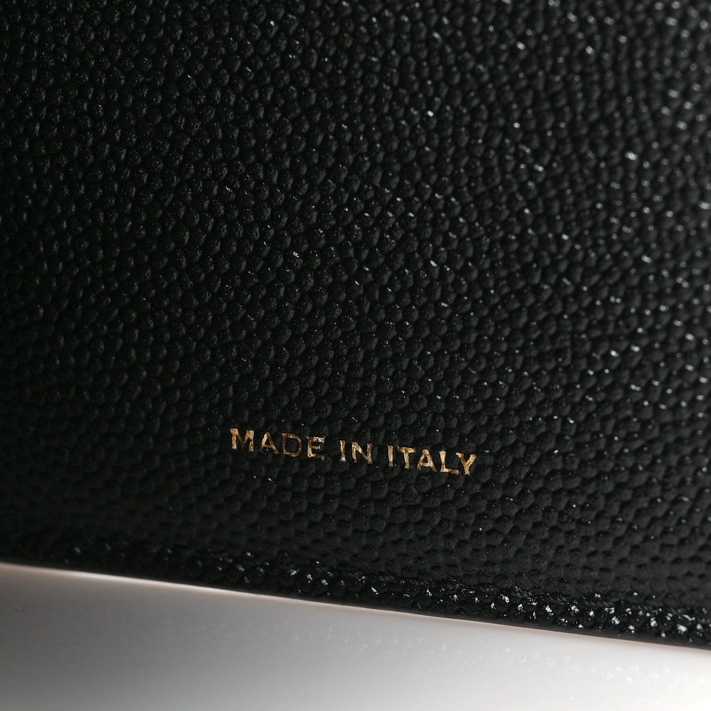 Grain De Poudre Monogram Bi-Fold Wallet Black