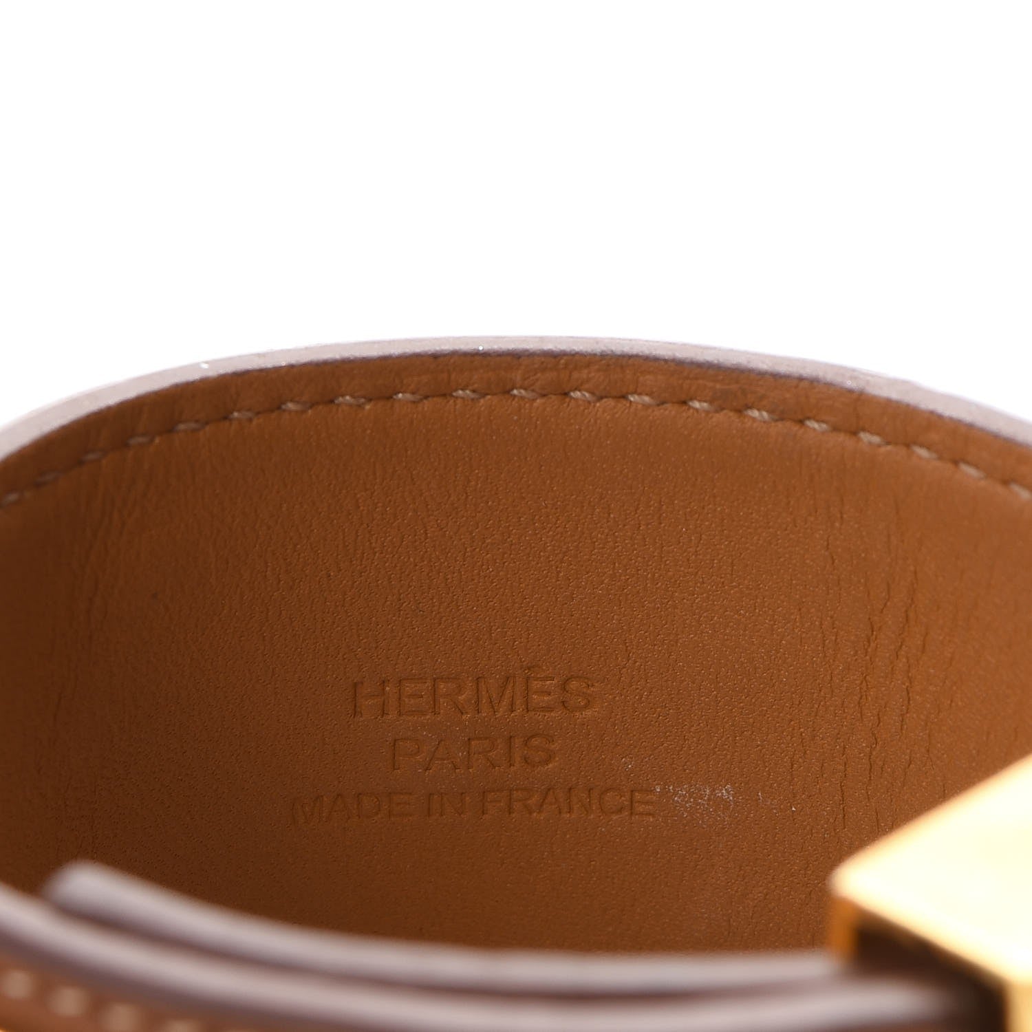 Hermes Barenia Collier de Chien CDC Bracelet S Fauve 5 of 12