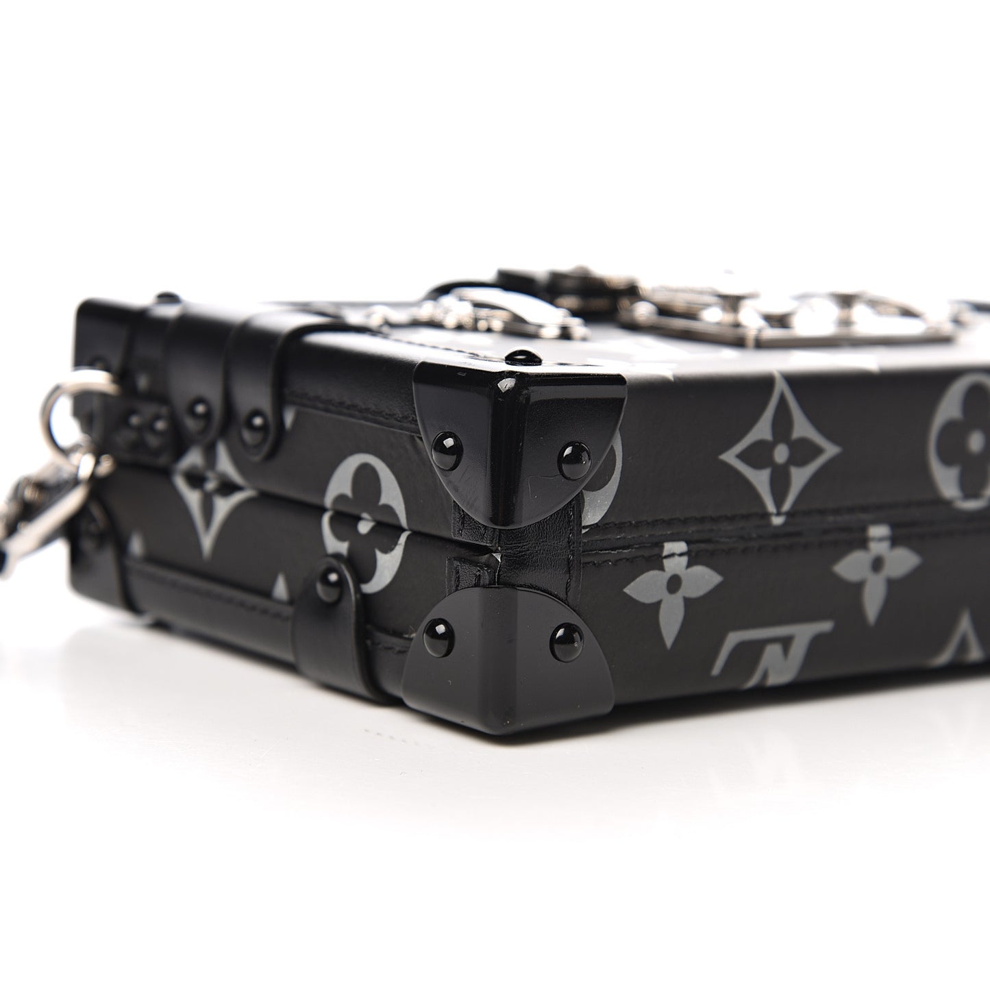 Reflective Petite Malle Black