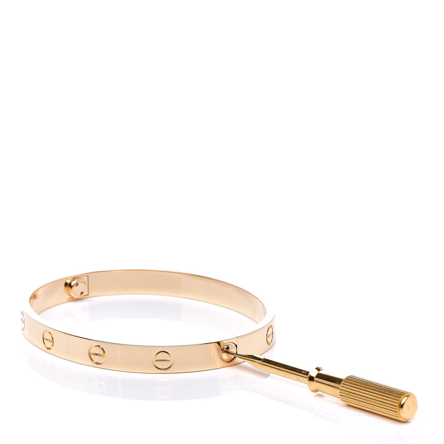 18K Yellow Gold LOVE Bracelet 17