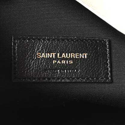 Saint Laurent Lambskin Matelasse Monogram Large Jamie 4.3 Pochon Crema Soft 7 of 11