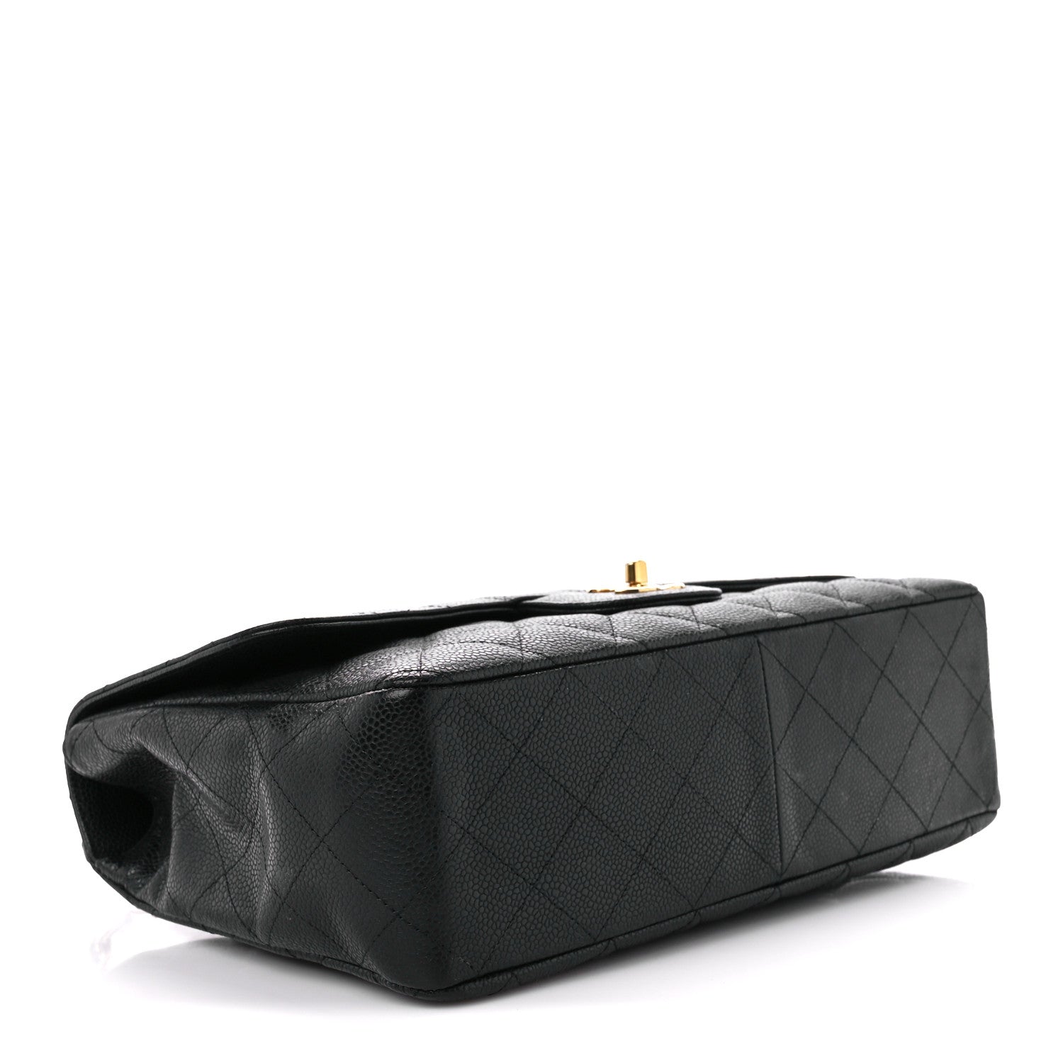 Chanel Caviar Quilted Jumbo Single Flap Black 4 of 12