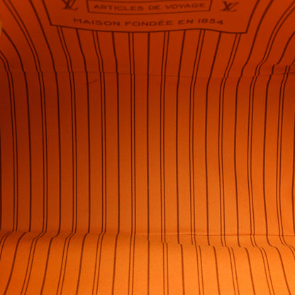 Louis Vuitton Damier Azur Braided Neverfull MM Orange 6 of 15