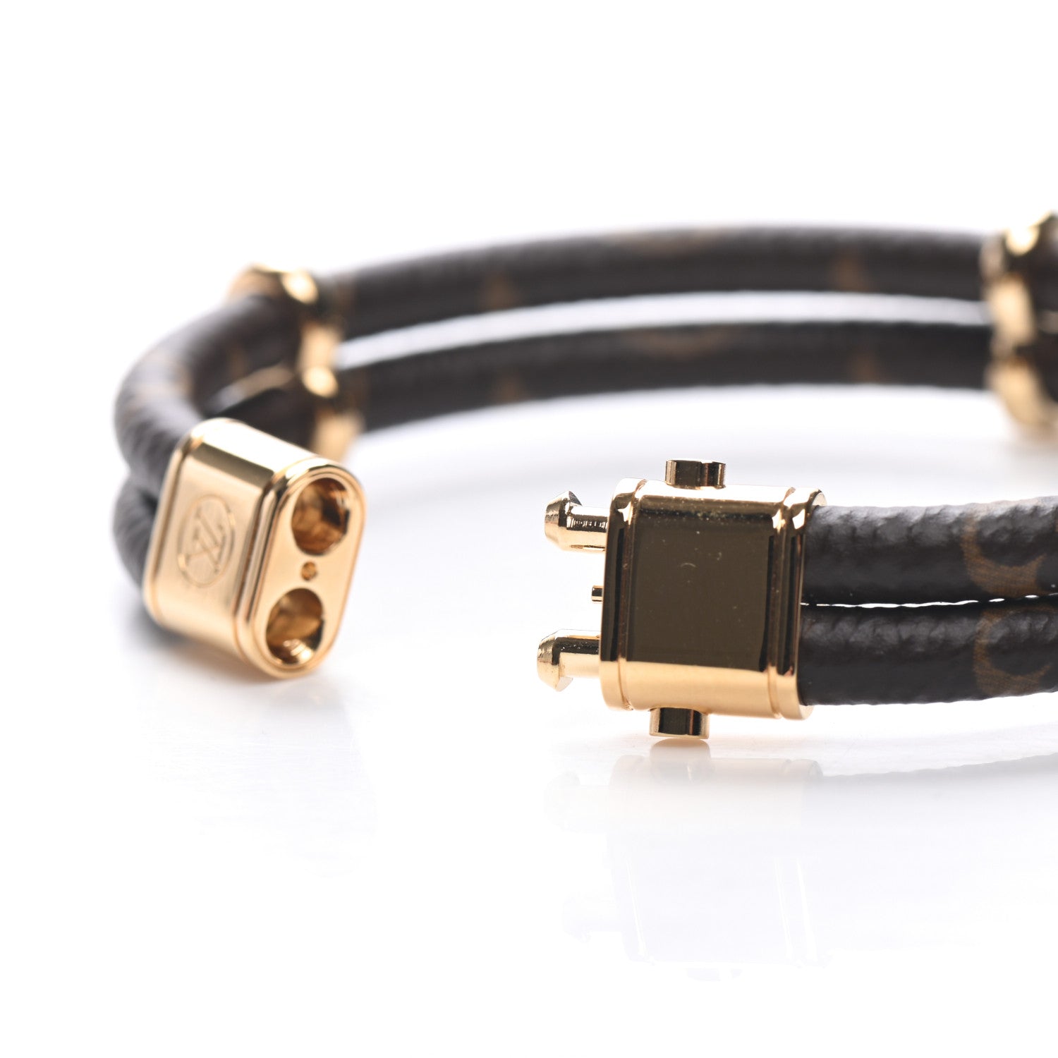Louis Vuitton Monogram Keep It Twice Bracelet 17 5 of 6