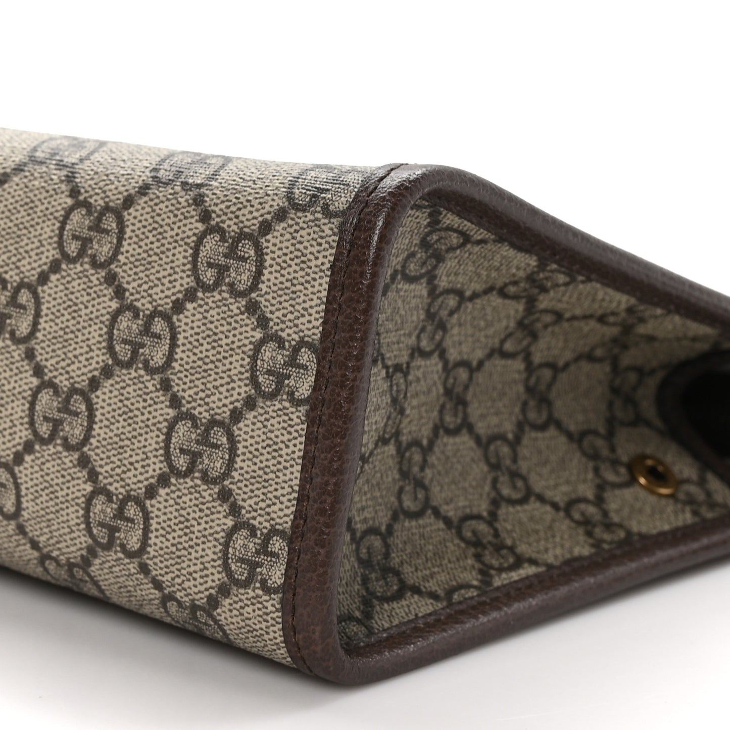 GG Supreme Monogram Web Ophidia GG Toiletry Case Beige New Acero