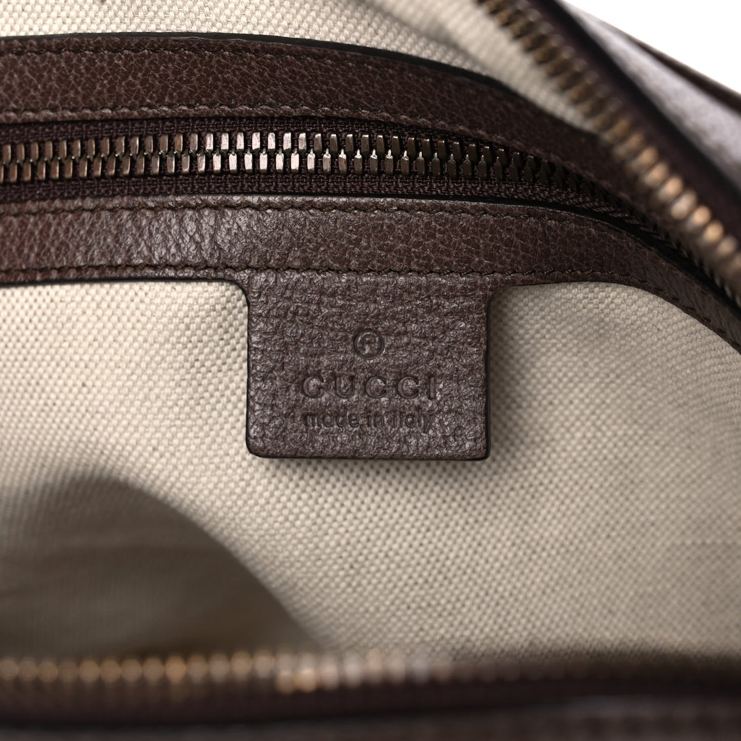 GG Supreme Monogram Web Small Ophidia Messenger Bag Brown