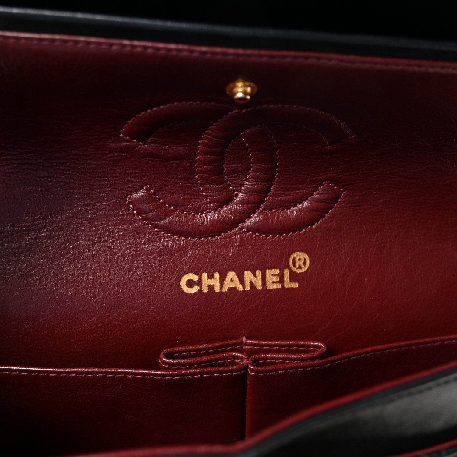 Chanel Lambskin Quilted Small Double Flap Black 6 of 11