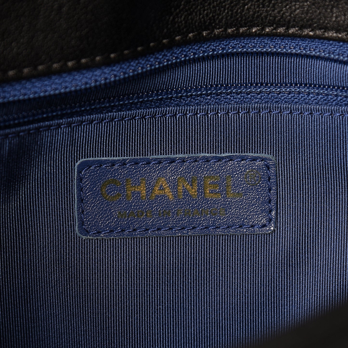 Sheepskin Quilted Vintage Mademoiselle Flap Blue Black