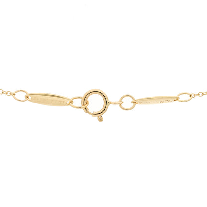 Tiffany 18K Yellow Gold Diamond Tiffany T Baguette Pendant Necklace 5 of 5