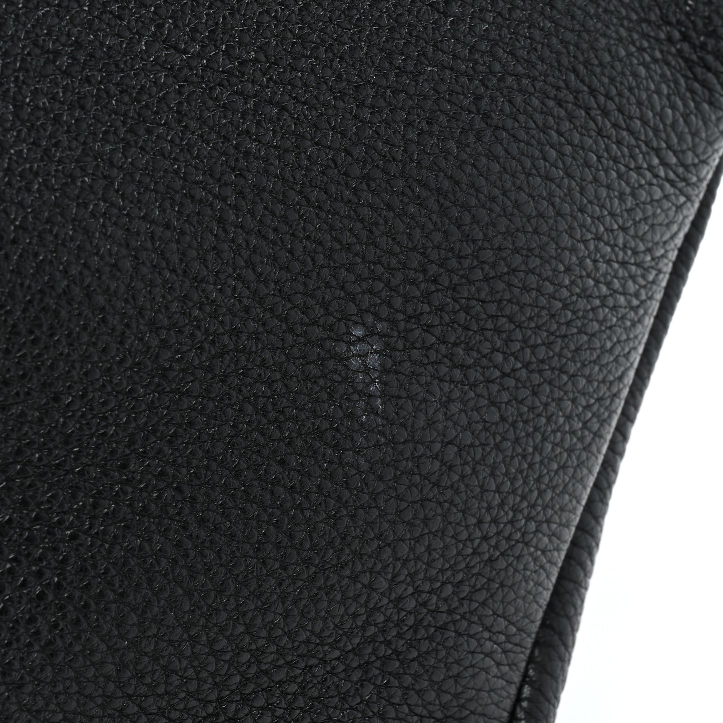 Grained Calfskin Logo Belt Bag Black