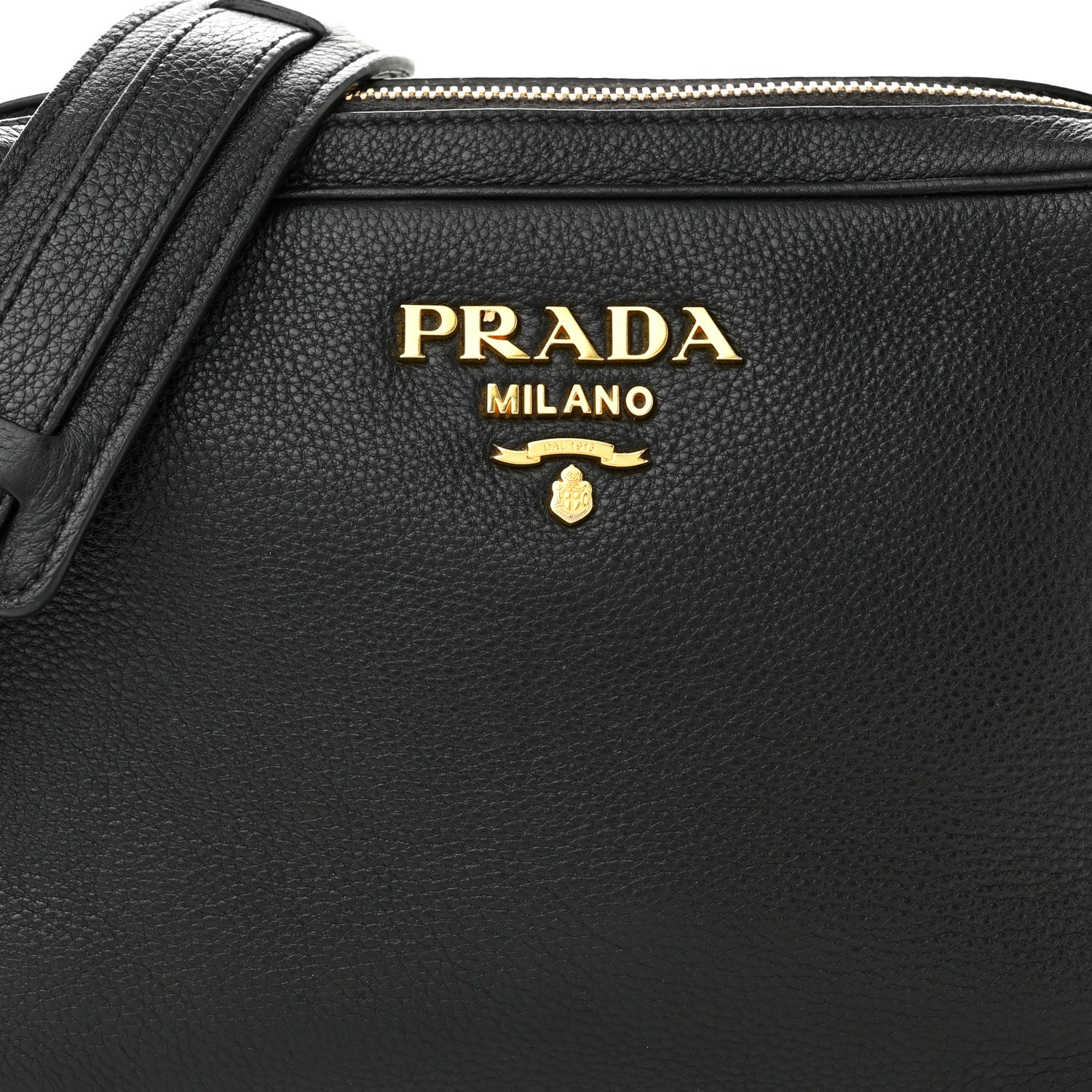 Prada Vitello Phenix Camera Bag Black 9 of 12