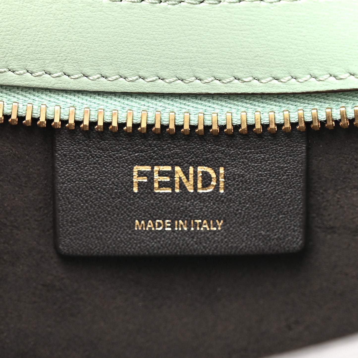 Vitello Palmellato Fendi O'Lock Swing Menta