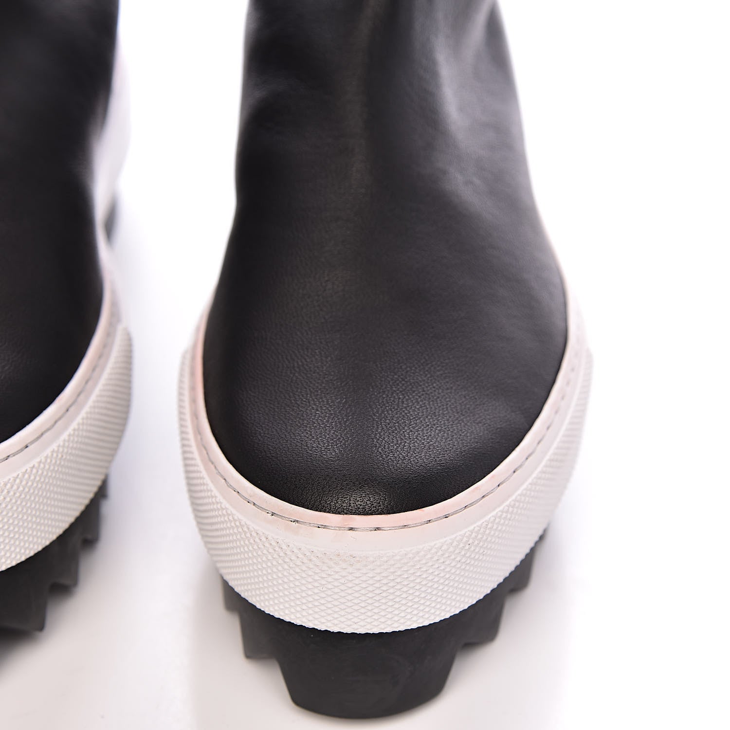 Givenchy Lambskin Platform Over The Knee Boots 37.5 Black 8 of 12