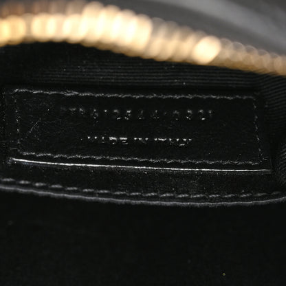 Saint Laurent Calfskin Matelasse Monogram Lou Camera Bag Black 7 of 11