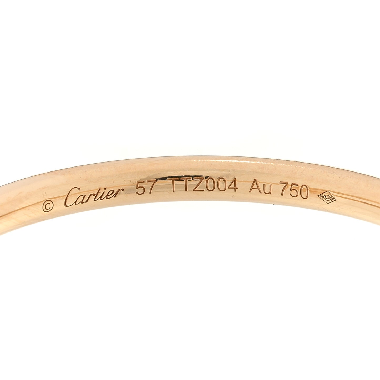 18K Yellow Gold Small Juste Un Clou Ring 57 8