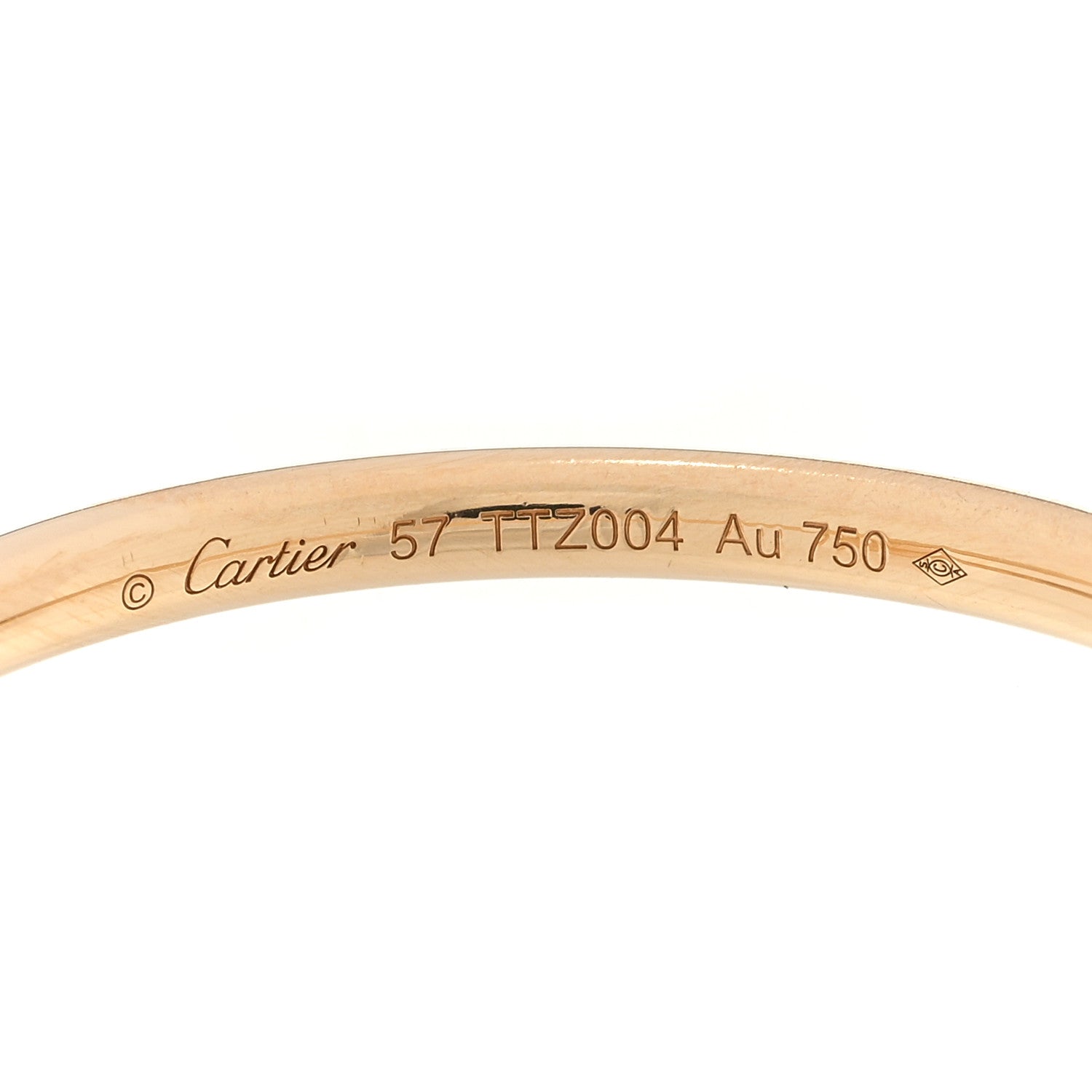 Cartier 18K Yellow Gold Small Juste Un Clou Ring 57 8 4 of 5