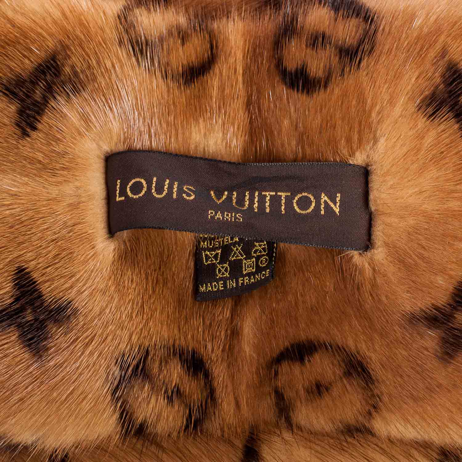 Louis Vuitton Monogram Mink Scarf 3 of 4