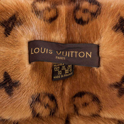Louis Vuitton Monogram Mink Scarf 3 of 4