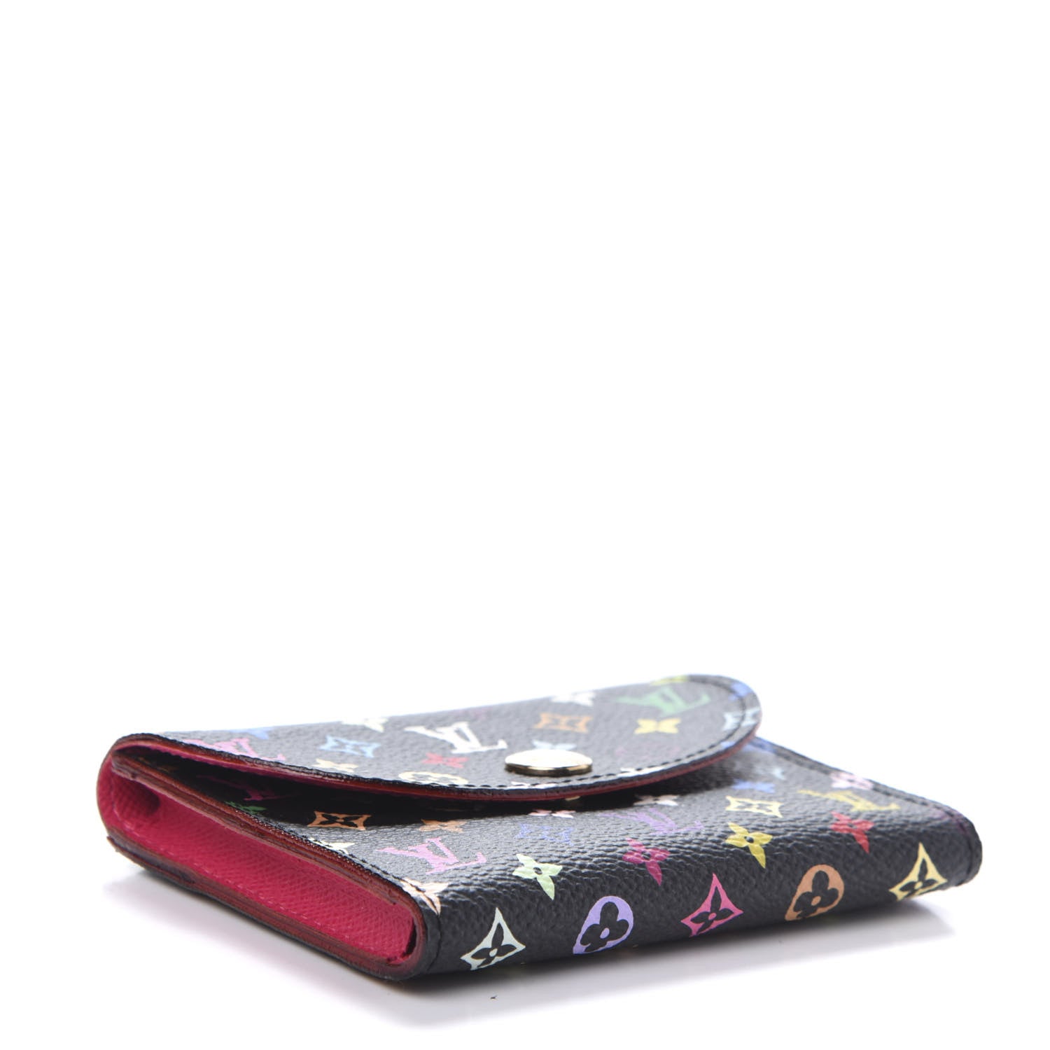 Louis Vuitton Monogram Multicolor Business Card Holder Black Grenade 4 of 10