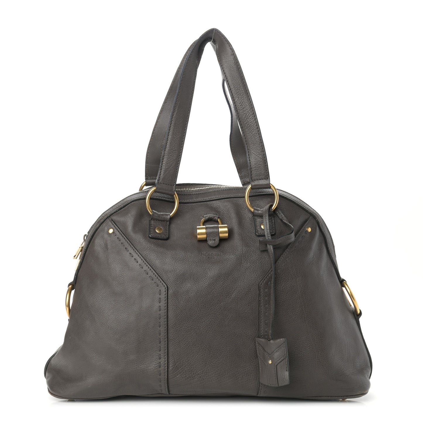 Calfskin Large Muse Dark Brown