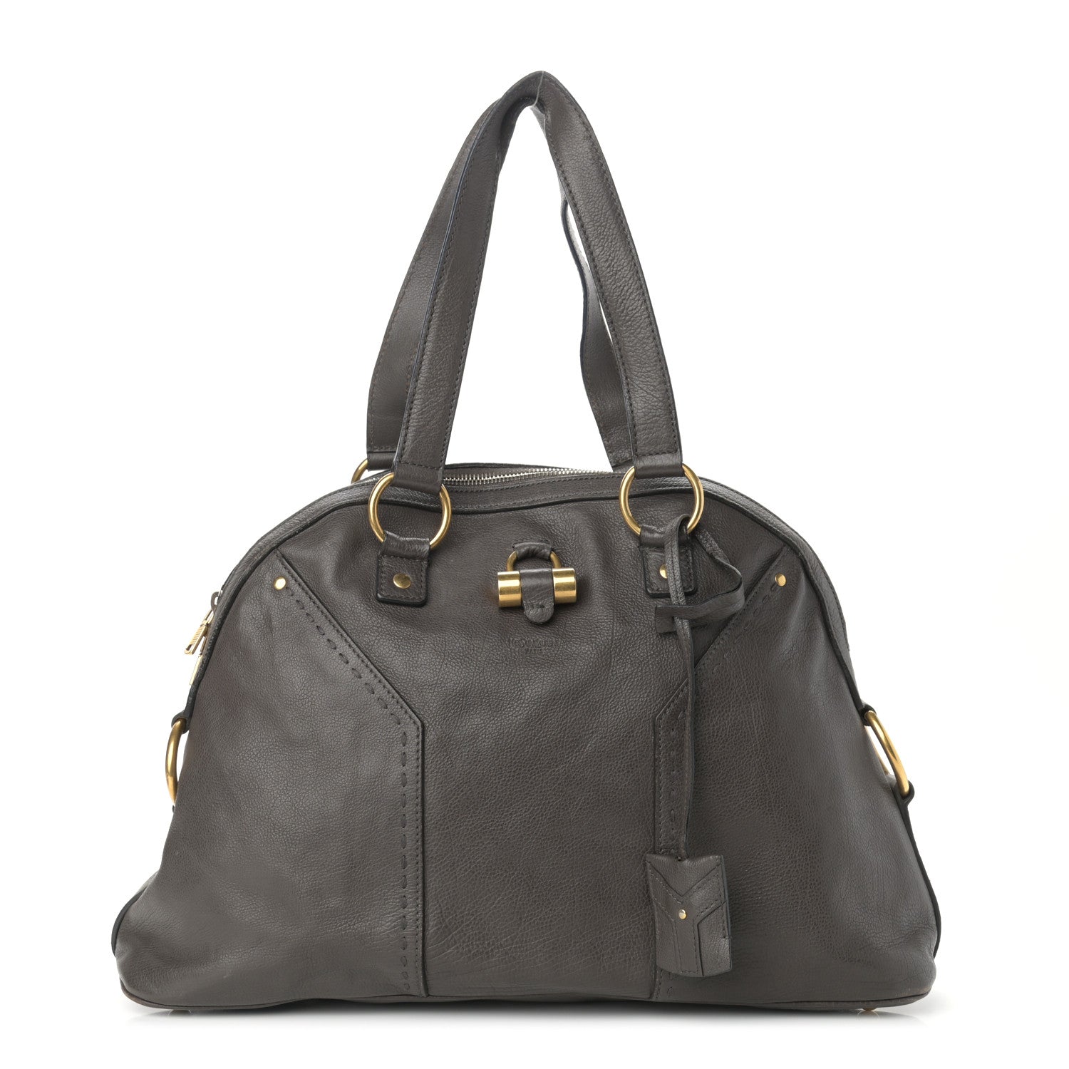 Saint Laurent Calfskin Large Muse Dark Brown 1 of 18