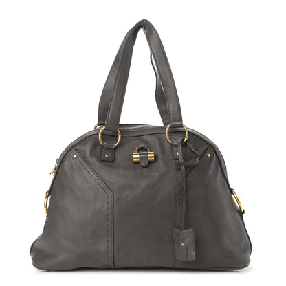 Saint Laurent Calfskin Large Muse Dark Brown 1 of 18