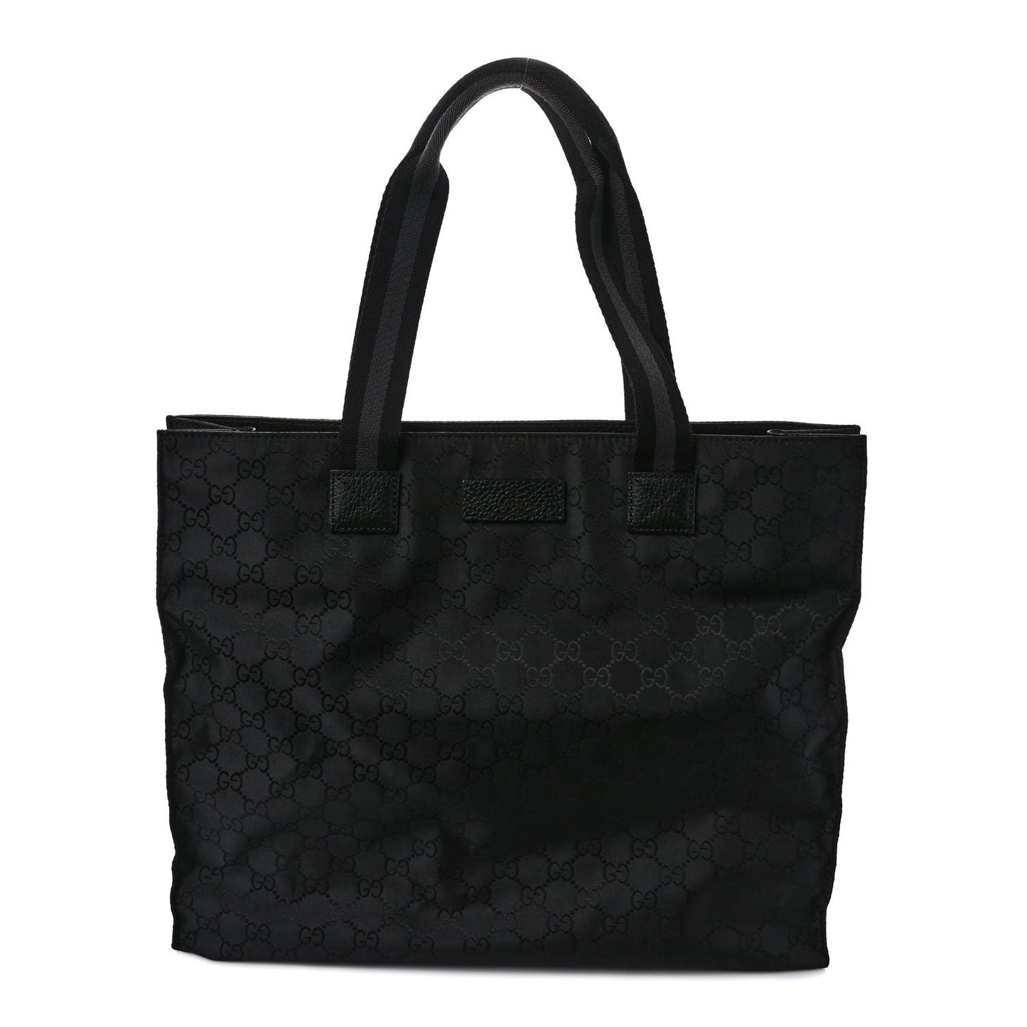 Nylon Monogram Tote Black