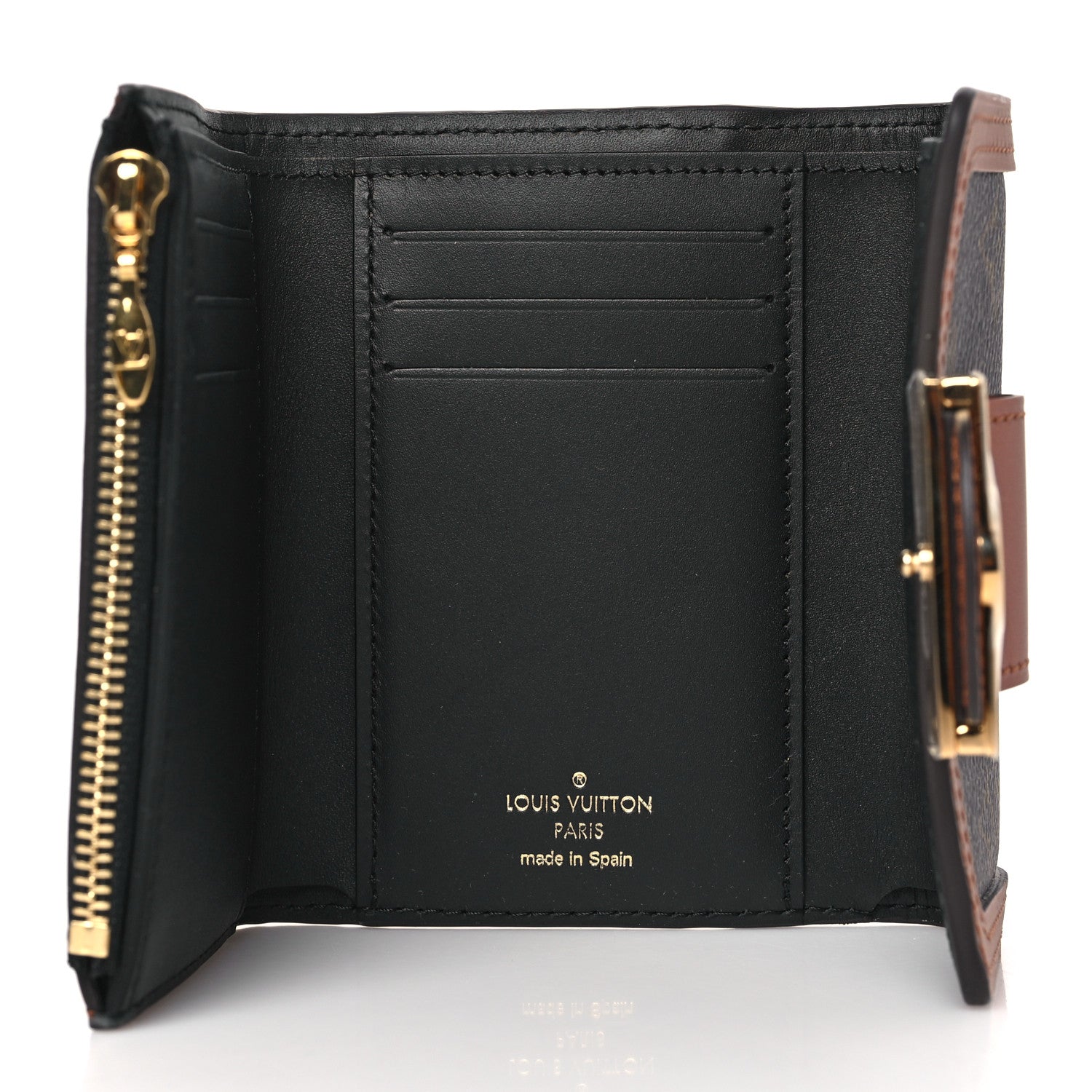 Louis Vuitton LOUIS VUITTON Reverse Monogram Dauphine Wallet 5 of 7