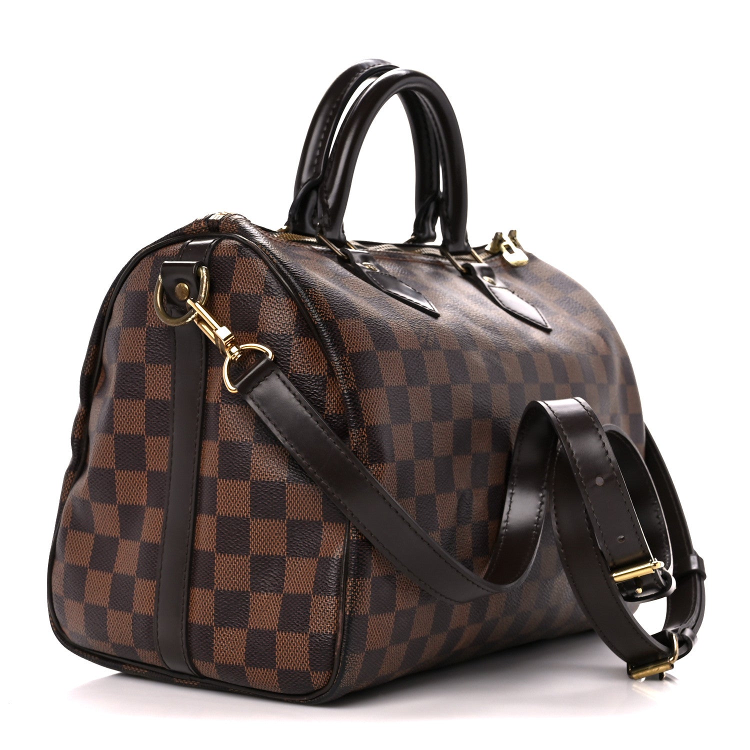 Louis Vuitton Damier Ebene Speedy Bandouliere 30 3 of 13