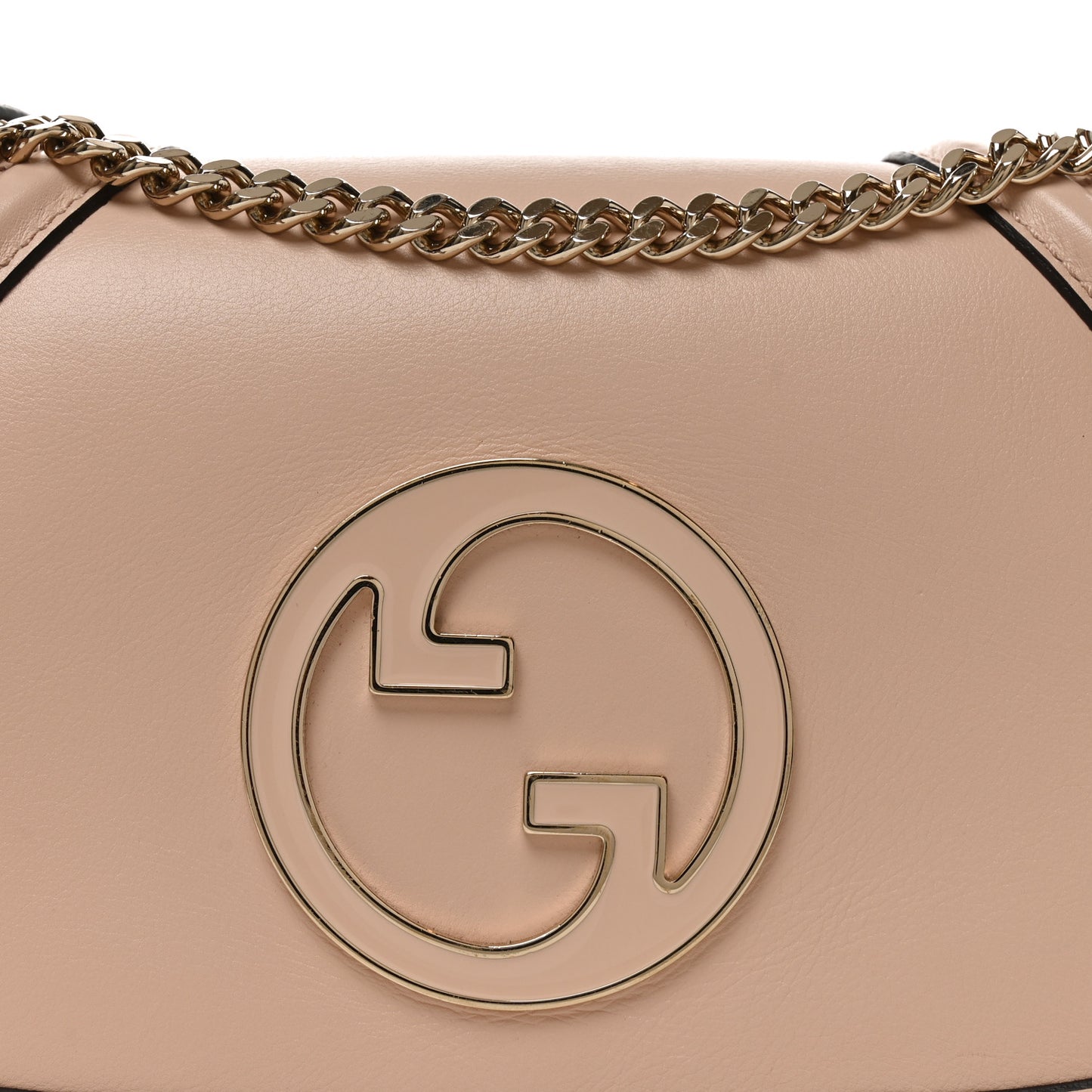 Calfskin Blondie Medium Shoulder Bag Pink
