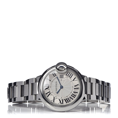 Cartier Stainless Steel 33mm Ballon Bleu De Quartz Watch 3 of 7