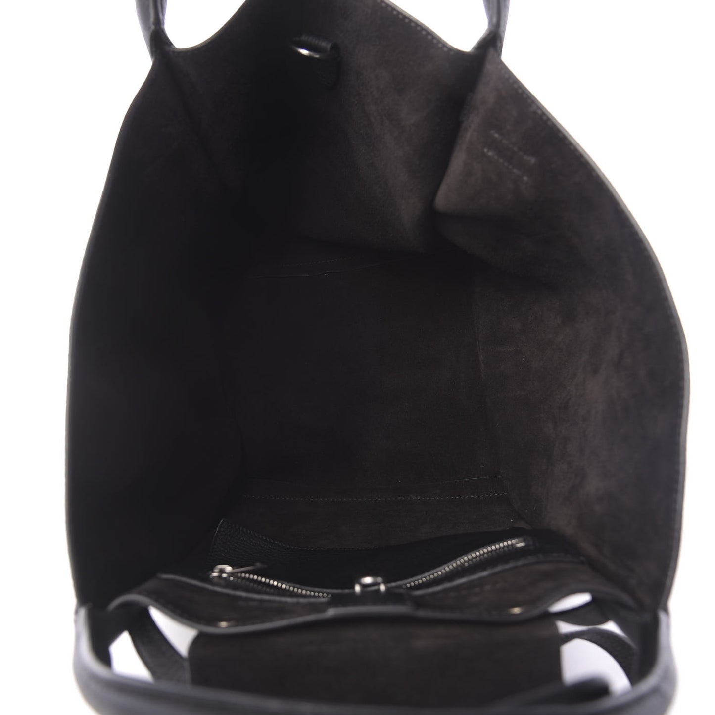 Supple Grained Calfskin Small Big Bag Anthracite
