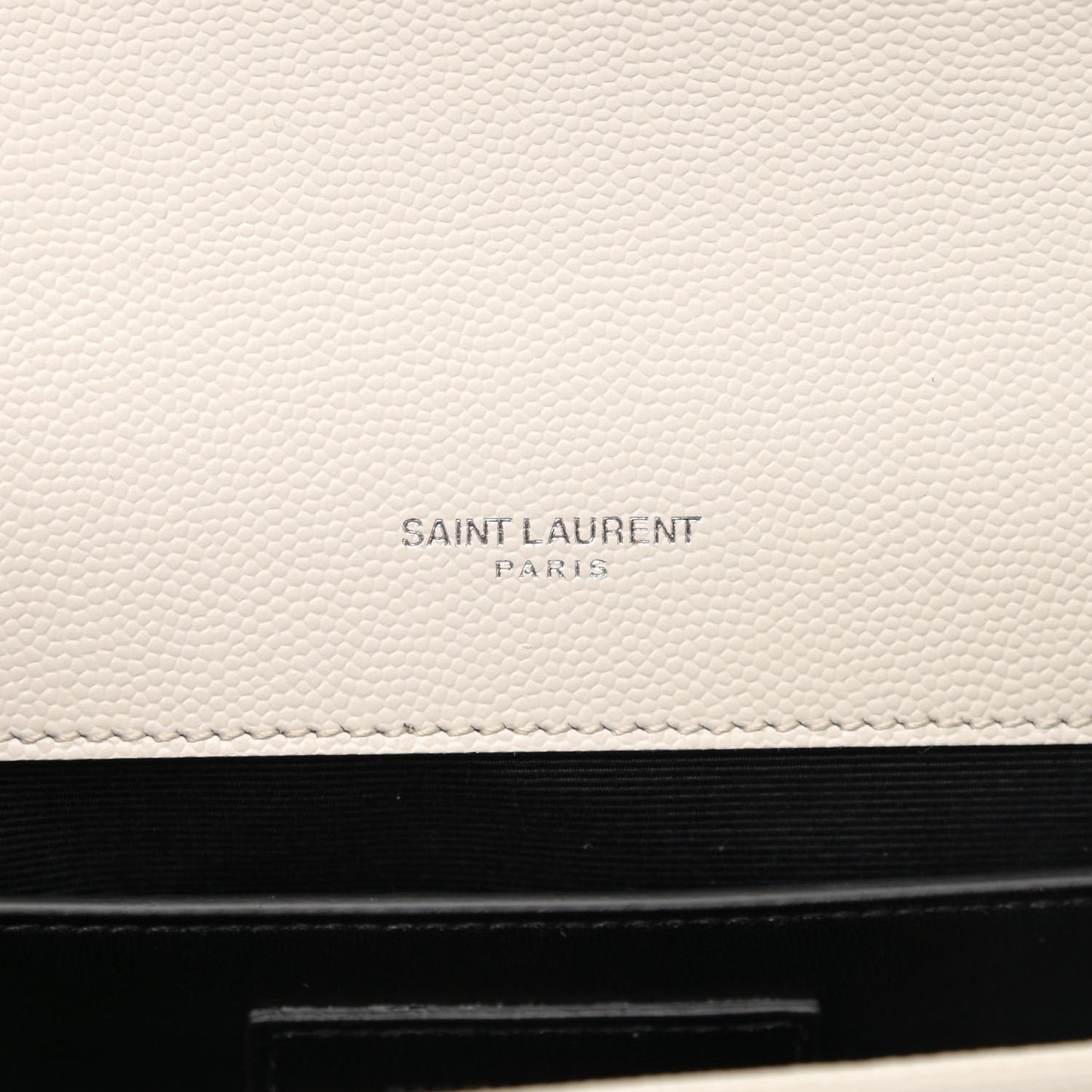 Grain De Poudre Medium Classic Monogram Kate Satchel Icy White