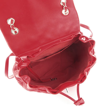 Chanel Lambskin Quilted Large Urban Spirit Backpack Red 6 of 9