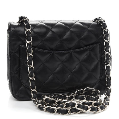 Chanel Lambskin Quilted Mini Square Flap Black 3 of 9