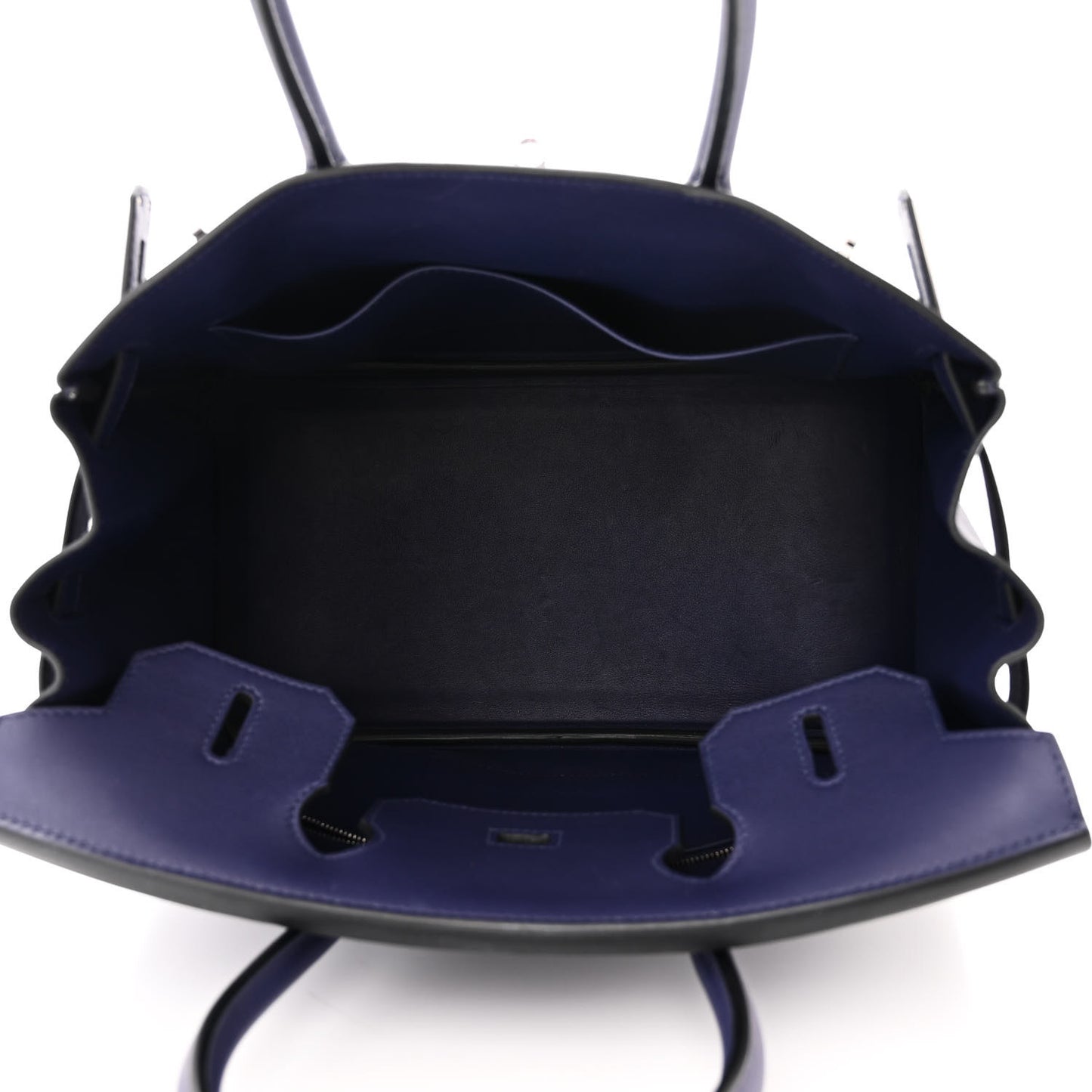 Swift Epsom Tressage Birkin 30 Bleu Encre Bleu Du Nord Gold