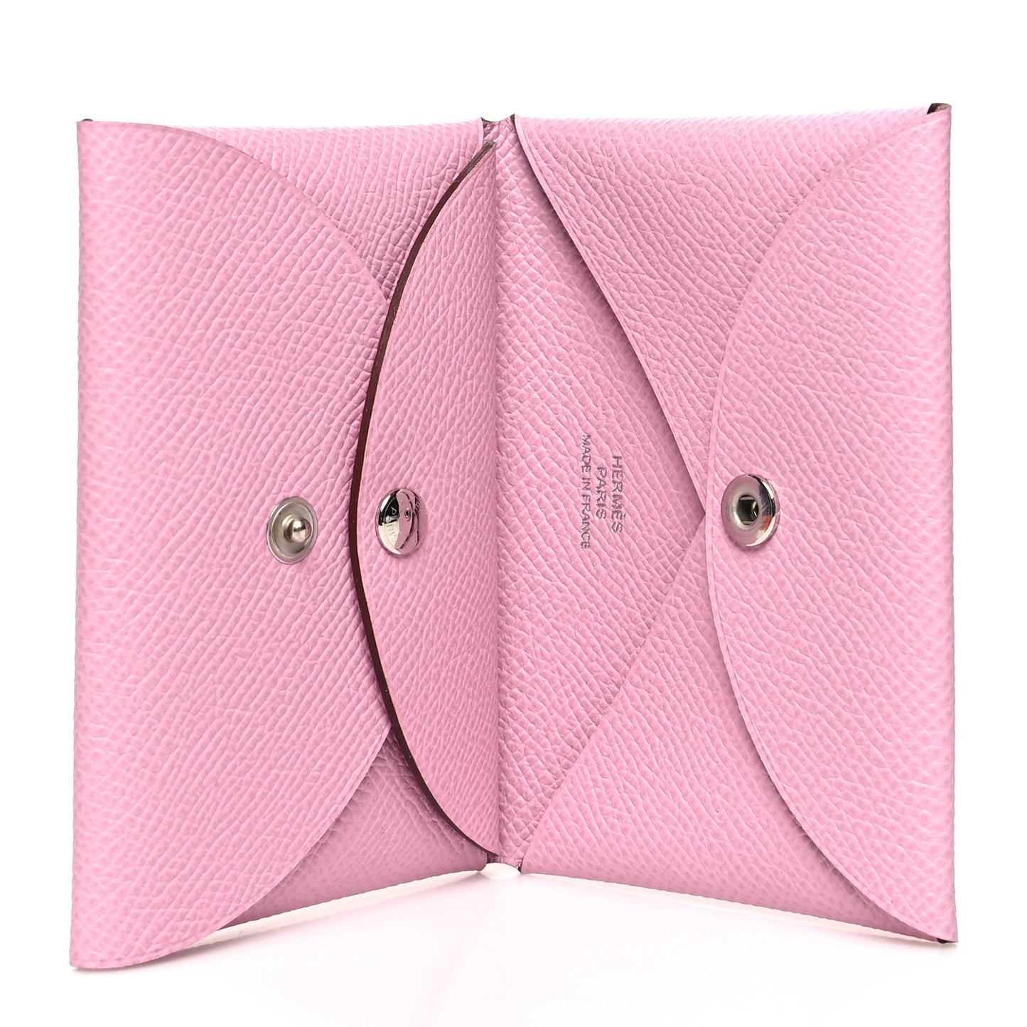 Epsom Calvi Duo Card Case Mauve Sylvestre