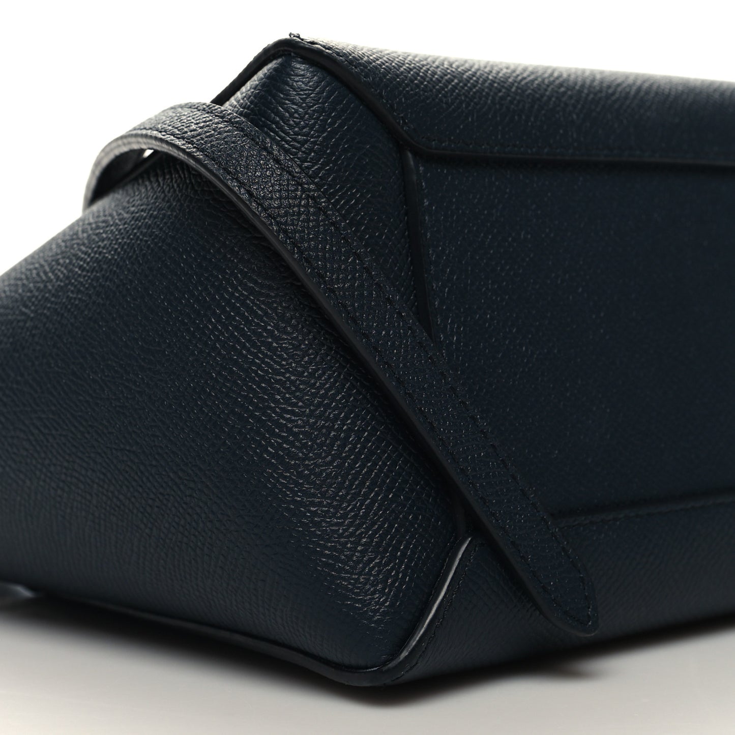 Grained Calfskin Nano Belt Bag Abyss Blue