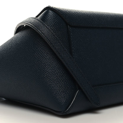Celine Grained Calfskin Nano Belt Bag Abyss Blue 8 of 11