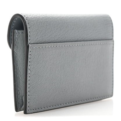 Christian Dior Goatskin Saddle Card Holder Sky Blue 3 of 7